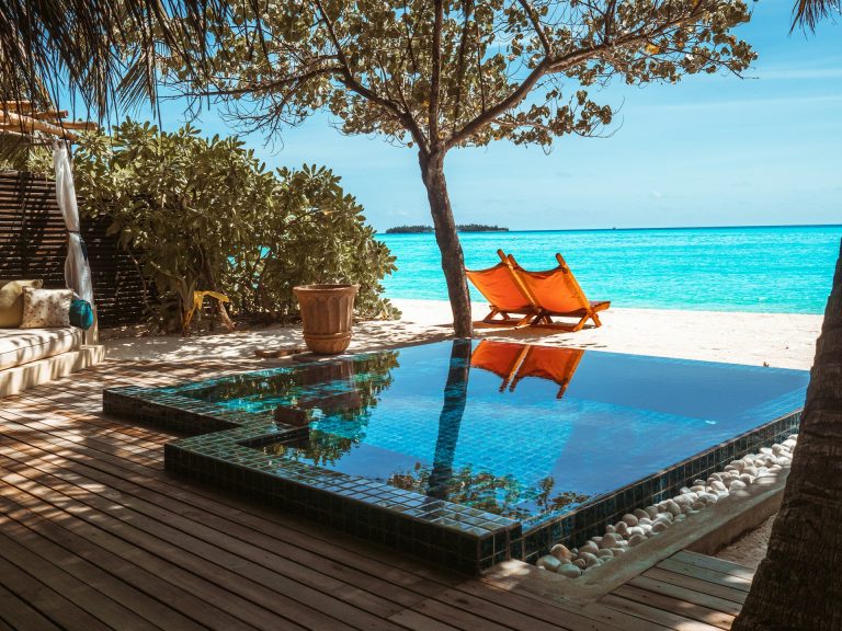 chaise longue Maldives